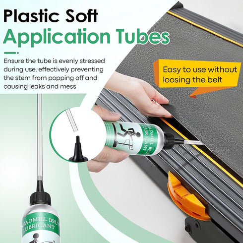 8oz 100% 2 Treadmill Lubricant for Belt, Silicone Oil High Temperature Resistant and Stable Walking Pad Lube with Steel