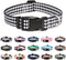 Adjustable Dog Collar with Special Design Patterns, Soft Durable Nylon for Small Medium Large Dogs (L, Rhomb)