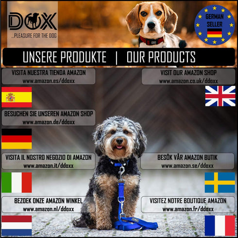 DDOXX Dog Collar Air Mesh, Adjustable & Padded for Small, Medium & Large Dogs, Yellow, XS