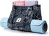 WLLWOO Yoga Bags for Women with Carrier, Canvas Tote for Pilates, Travel, Office, Beach Workout