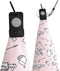 Magnetic Golf Towel with Clip for Men & Women - Fun Doodle Sketch Pattern Waffle Weave Microfiber Golf Towel