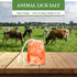 100% 18 lbs (Pack 4) Himalayan Pink Salt, Mineral Salt Block on Rope, Organic Pink Salt for Horses, Cows, Deer