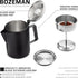 Bozeman [9 COLETTI Black Percolator Coffee Pot Camping Coffee Pot Americas Sleekest Percolator NO Aluminum or Plastic