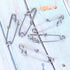 Gsycle 15pcs Tuna Clips, Stainless Steel Fishing Snap Clips Longline Branch Hangers Snap Fishing Accessory Easy On Off