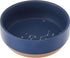 Fringe Studio Stoneware Pet Bowl, Medium, Celestial Dark Blue