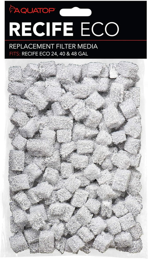 Aquatop Recife Eco Phosphate & Nitrate Removing Media Cubes, 80g for Aquariums, Compatible with Recife Eco