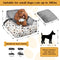 DDPODNQAK 27 Lbs Dog Car Seats for Small Medium Sized Dogs Carseat for Car Funny Fuzzy Pet Dog Booster Car Seat Puppy