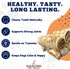 5-6" 4 Count) Amazing Dog Treats - Beef Cheek Rolls Mega Thick (Bully Dust Flavor, - - Safe Rawhide Alternative Dog