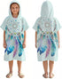 LOMTRATS Quick Dry Surf Poncho Changing Towel Robe Hoodie for Kids,Swimming Beach Surfing