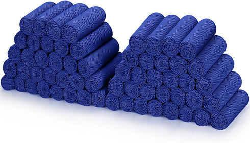 Biange Cooling Towels (40"x 12", Pack of 60) for Neck and Face,