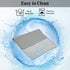 Washable Dog Cooling Mat, Ice Silk Self Cooling Pad Blanket for Indoor & Outdoor Car Seats, Light Grey (40x28 in)