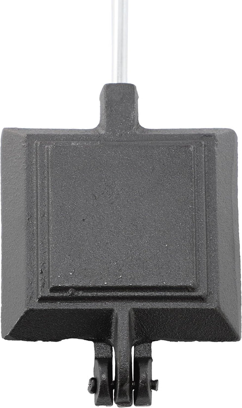 Megachef 4.3 Inch Cast Iron Pie Iron for Outdoor Cooking