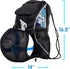 Franklin Sports Deluxe Soccer Backpacks with Ball Holder, Boys + Girls Equipment Bags for Youth + Adult