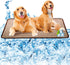 Dogs Cooling Mat, Pet Self Cooling Pad for Summer, Washable Ice Silk Sleep Mat for Large Dogs and Cats (Coffee, Large)