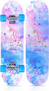Skateboards for Beginners Kids Boys Girls and Adults, 31''x8'', 7-Layer Maple, Double Kick Concave, Solid & Durable