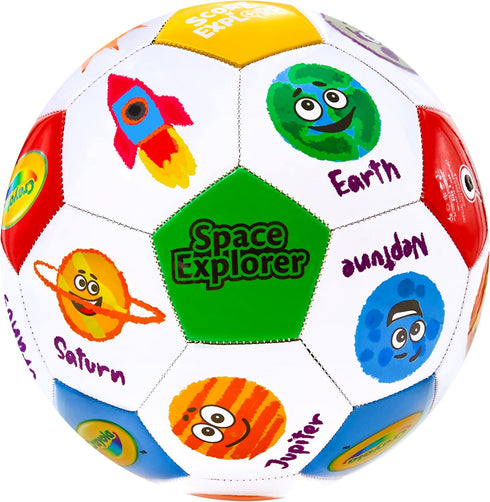 5 Crayola Official Soccer Ball - Unisex Kids - Galaxy Size