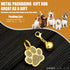 Dog Chain Collar 15mm 19mm Thick with Quick Release Buckle 18K Gold for Small Medium Large Dogs (19MM, 26")
