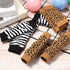 Geyoga 8 Pcs Knitted Elastic Dog Leg Warmers, Hock Protectors, Covers for Medium Large Pets, XL