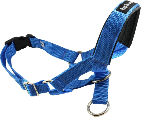 Dog Head Collar Halter - Blue, Available in 5 Sizes (S: 6.5"-8.25" Snout)