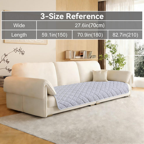 27.5"x59.1"Inch- Summer MH MYLUNE HOME Cooling Dog Sofa Cover Non-Slip Oxford Fabric,Endothermic Color Changing Pet Pad