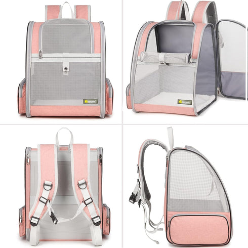 Backpack Texsens Innovative Traveler Bubble Pet Carriers for Cats and Dogs
