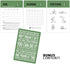 NewMe Fitness Resistance Bands Workout Cards, Instructional Fitness Deck for Women & Men, Beginner Fitness Guide