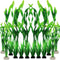 16pcs Artificial Aquarium Plants, Green Fish Tank Decor, Artificial Decorations for Fish Tanks