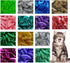 VICTHY 10 Colors, 100pcs Cat Nail Caps Glitter Kitten Caps with Adhesives and Applicators (M)