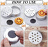 Oudain 12 Pack Dog Scent Work Tins: Dog Scent Training Kit with 12 Magnetic Dots for Smell Training (Cute)