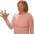Physical Therapy Hand Exerciser - Forearm Exerciser with Stress Relief Ball - Finger Strengthener, Purple