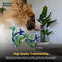 Huxley & Kent Pet Bow Tie for Dogs & Cats, Adjustable Collar Accessory, Blue Madras, Small