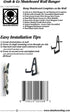 Grab & Go Skateboard Longboard Wall Hanger Storage Rack