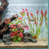 LIYAOLI Aquarium Artificial Plants 2 Pack Tall Realistic Fish Tank Plants Decor with