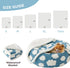 Lesure Waterproof Dog Blanket for Large Dogs - Washable Double Sided Blanket with Warm Jacquard Shag, Blue
