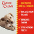 Canine Chews 5" Triple Flavor Rawhide Stick Twists for Small Dogs - Chicken, Pork, Beef Flavor Chew Toy (100 Pack)