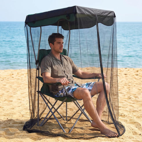 Yahenda 63" H Mosquito Net Cover for Canopy Chair, Bug Barrier Mesh
