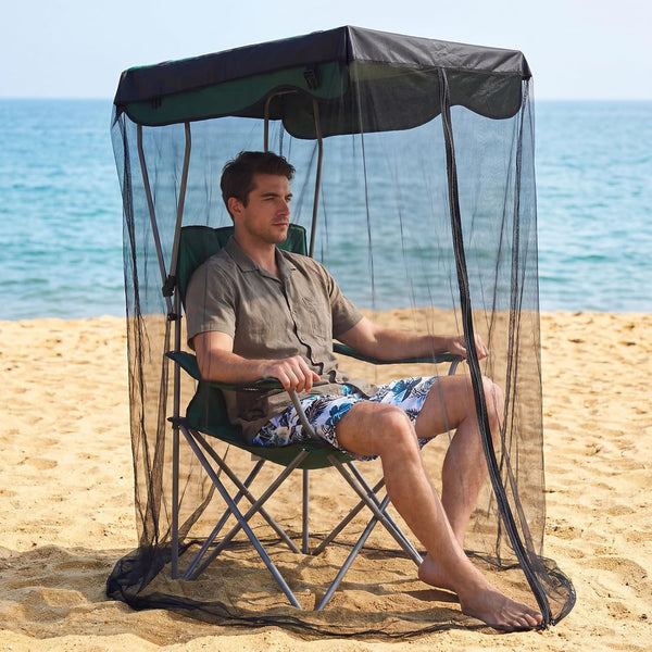 Yahenda 63" H Mosquito Net Cover for Canopy Chair, Bug Barrier Mesh