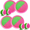 Jalunth Ball Catch Set Game Toss Paddle - Beach Toys for Backyard Outdoor Pool Games - Sticky Mitts Set for Ages 3-12