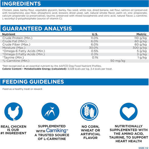 Nutri Source TU80020 Soft & Tender Chicken Treats for Dogs, 14 oz