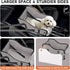 TKYZ Center Console Dog Car Seat,Pet Puppy Car Seat,Middle Console Dog Armrest Booster Seat for Small Dogs(Gray)