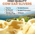 Cow Ears for Dogs, Thick Cut, Grass-Fed Angus Beef, All-Natural No-Rawhide Treat Alternative