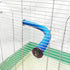 Hypeety Bird Perch U Shape Wood Stand for Parakeets Cockatiels Conures Macaws - Grinding Mouth Paws Claw Holder (Random