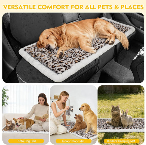 TransonTeda 53"x24" Car Back Seat Mat for Dog Dog Bed for Car Scratch Proof Non Slip Thick Odorless Non Fading Pet