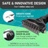 Maxpower Planet Hair Brush - Double Sided Dematting Undercoat Rake for Dogs and Cats, Extra Wide Grooming Brush, Reduce