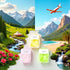 Jinshining 300pcs Portable Hand Washing Soap Sheets, Scented Mini Soap Sheets, Paper Soap for Travel,Disposable Soluble