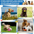 Jenaai 24 Pieces Funny Face Squeaky Dog Toys, Latex Soft Emoticon Balls for Small Medium Dogs