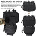 WYNEX Tactical Mag Admin Pouch, Molle Utility Tool Organizer with Triple Stacker Magazine Holder for M4 M16, Patch