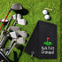 Hafhue Kick Put Grandpa Embroidered Golf Towel, Golf Gift for Dad, Grandpa, Birthday for Golf Fans