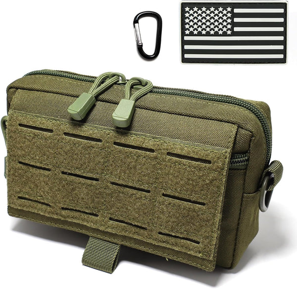 Tactical Molle Admin Pouch Compact Utility EDC Tool Bag Phone Pouches Fanny