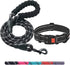 Heavy Duty Dog Leash, 5 ft Long - Comfortable Padded Handle - Dog Leashes for Small Medium Large Dogs (Black,